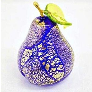 Murano Glass Handmade, Blown Glass Pear